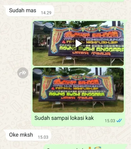 Pengiriman Papan Bunga Kota Harapan Indah