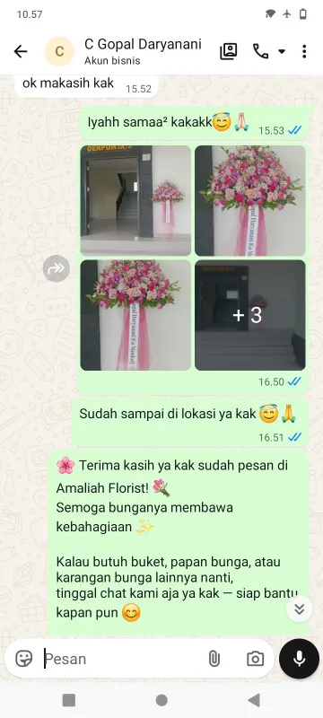 Pengiriman Karangan Bunga Kota Harapan Indah