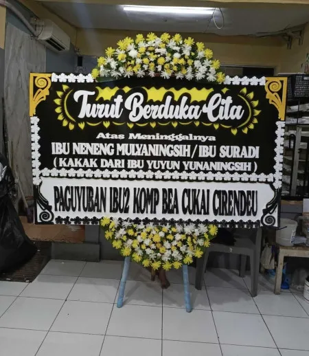 Papan Bunga Duka Kota Harapan Indah