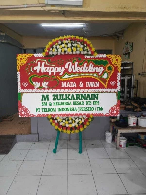 Papan Bunga di Kota Harapan Indah
