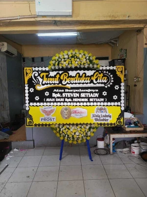 Papan Bunga di Kota Harapan Indah