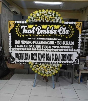 Papan Bunga di Kota Harapan Indah