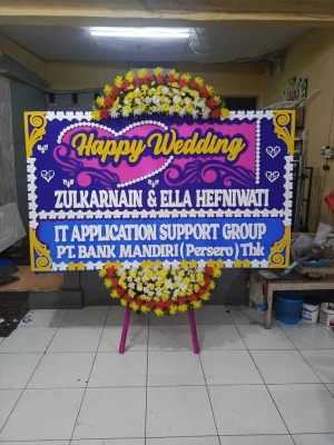 Papan Bunga di Kota Harapan Indah