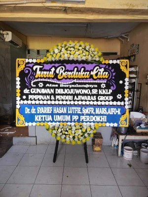Papan Bunga di Kota Harapan Indah